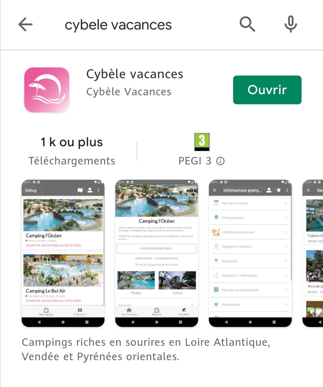 Application Cybèle vacancex