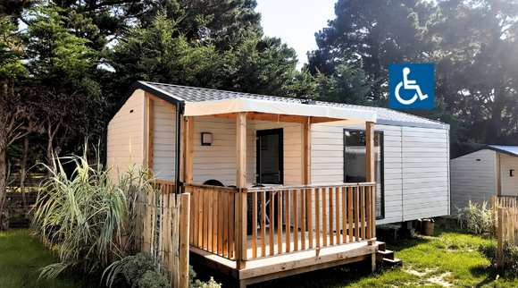 MOBIL HOME TOUT CONFORT ET PMR POSSIBLE - CAMPING LES BRILLAS - PORNIC
